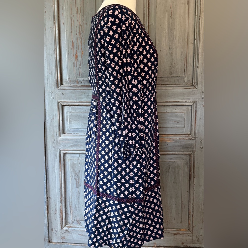 Boden US12 navy and pink dress - Picture 3 of 6